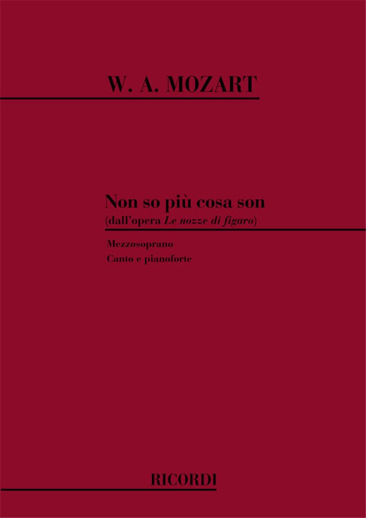 Le Nozze Di Figaro:Non So Piu Cosa Son Cosa Faccio